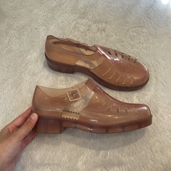 Melissa Beige Jelly Sandals - Picture 2 of 3